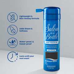 Root Touch Up Spray : Dark Brown Black
